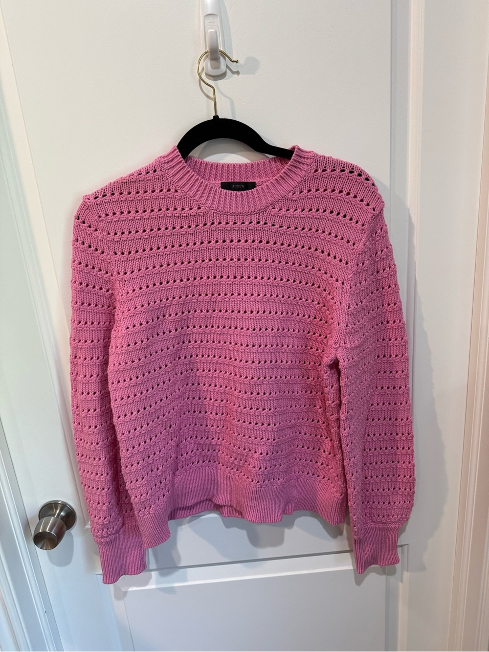 J. Crew Pink Crew Neck Sweater